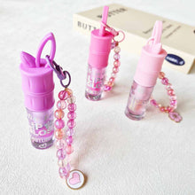 Load image into Gallery viewer, RTS / Bunny Theme Lip Gloss with Charm