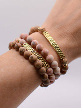 Load image into Gallery viewer, RTS / MOM Stone Stretch Bracelet: Pink