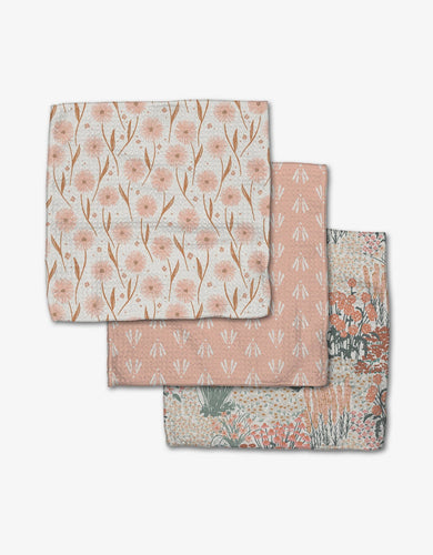 Geometry / Garden Bloom Dishcloth Set