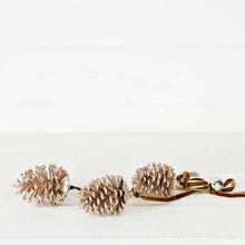Load image into Gallery viewer, RTS / Champagne Glitter Pinecone Trio Cluster