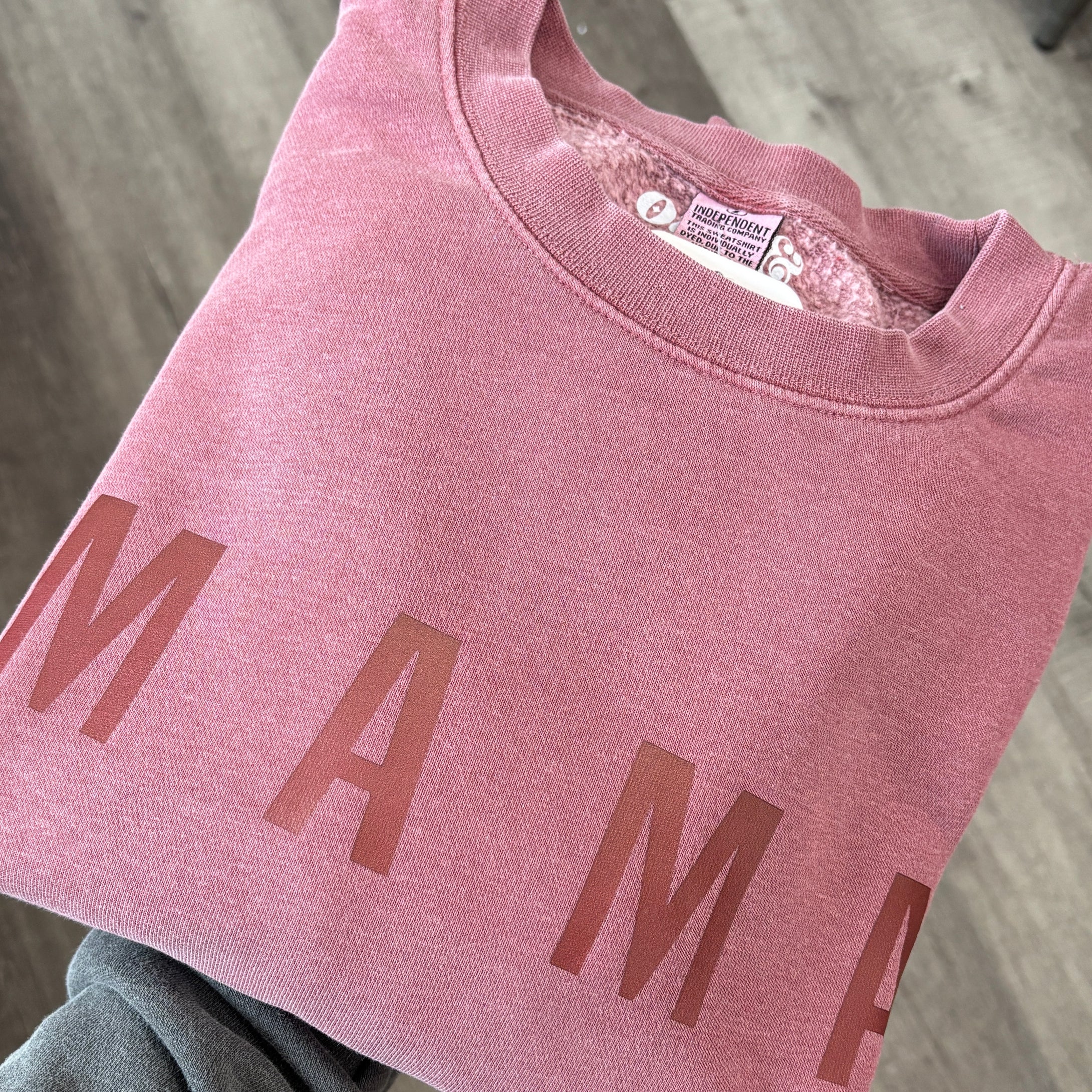 RTS / MAMA Crewneck, maroon