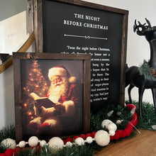 Load image into Gallery viewer, RTS / Vintage Santa Reading