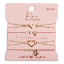 Load image into Gallery viewer, RTS / "Mother / Daughter" Hair Tie Bracelets