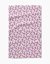 Load image into Gallery viewer, RTS / Christmas Candy Canes Tea Towel