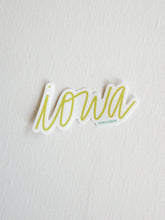 Load image into Gallery viewer, Iowa Script Sticker