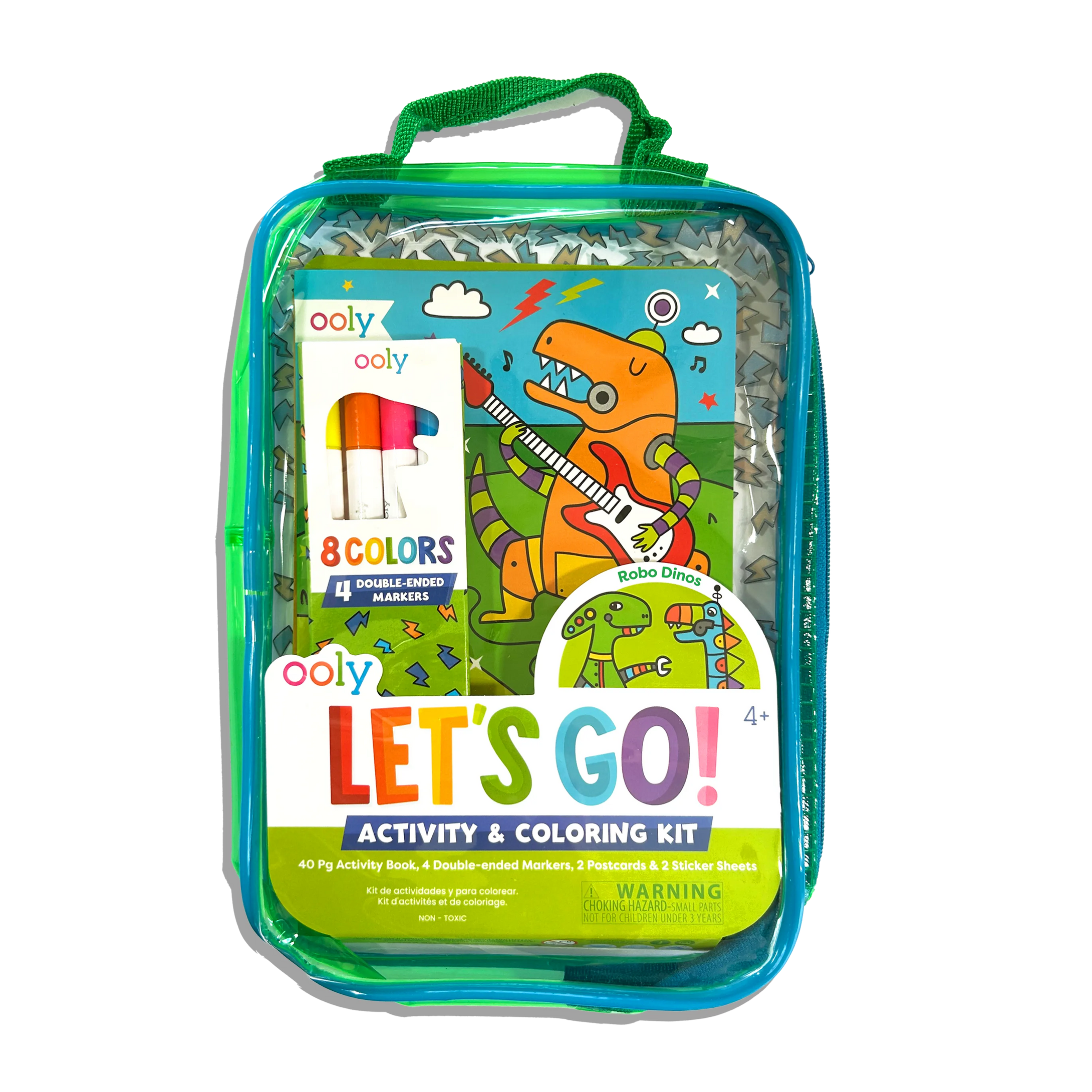 RTS / Let's Go!: Activity & Coloring Kit - Robo Dinos