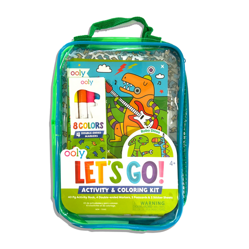 RTS / Let's Go!: Activity & Coloring Kit - Robo Dinos