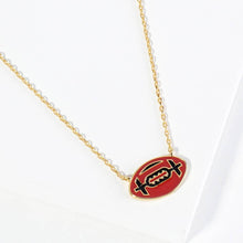 Load image into Gallery viewer, RTS / Gameday Football Pendant Necklace