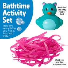 Load image into Gallery viewer, RTS / Bathtime Soap Noodles: Puddles the Kitty