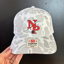 Load image into Gallery viewer, RTS / North Polk Snapback Hat, blizzard camo
