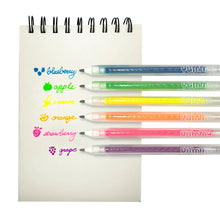 Load image into Gallery viewer, RTS / Yummy Yummy Scented Gel Pens - Neon (Set of 6)