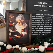 Load image into Gallery viewer, RTS / Vintage Mrs. Claus Reading