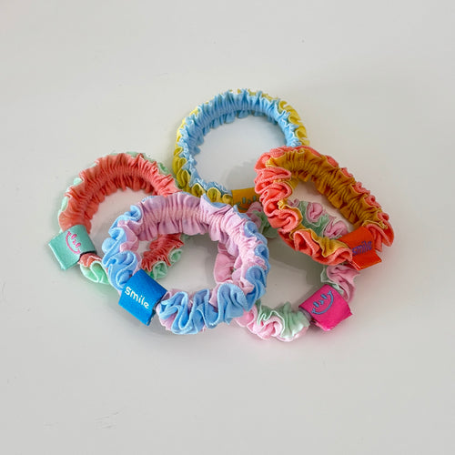 RTS / Candy-Colored Pleated Hair Ties