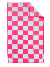 Load image into Gallery viewer, RTS / Adore Me, Pink+White Hand Towel