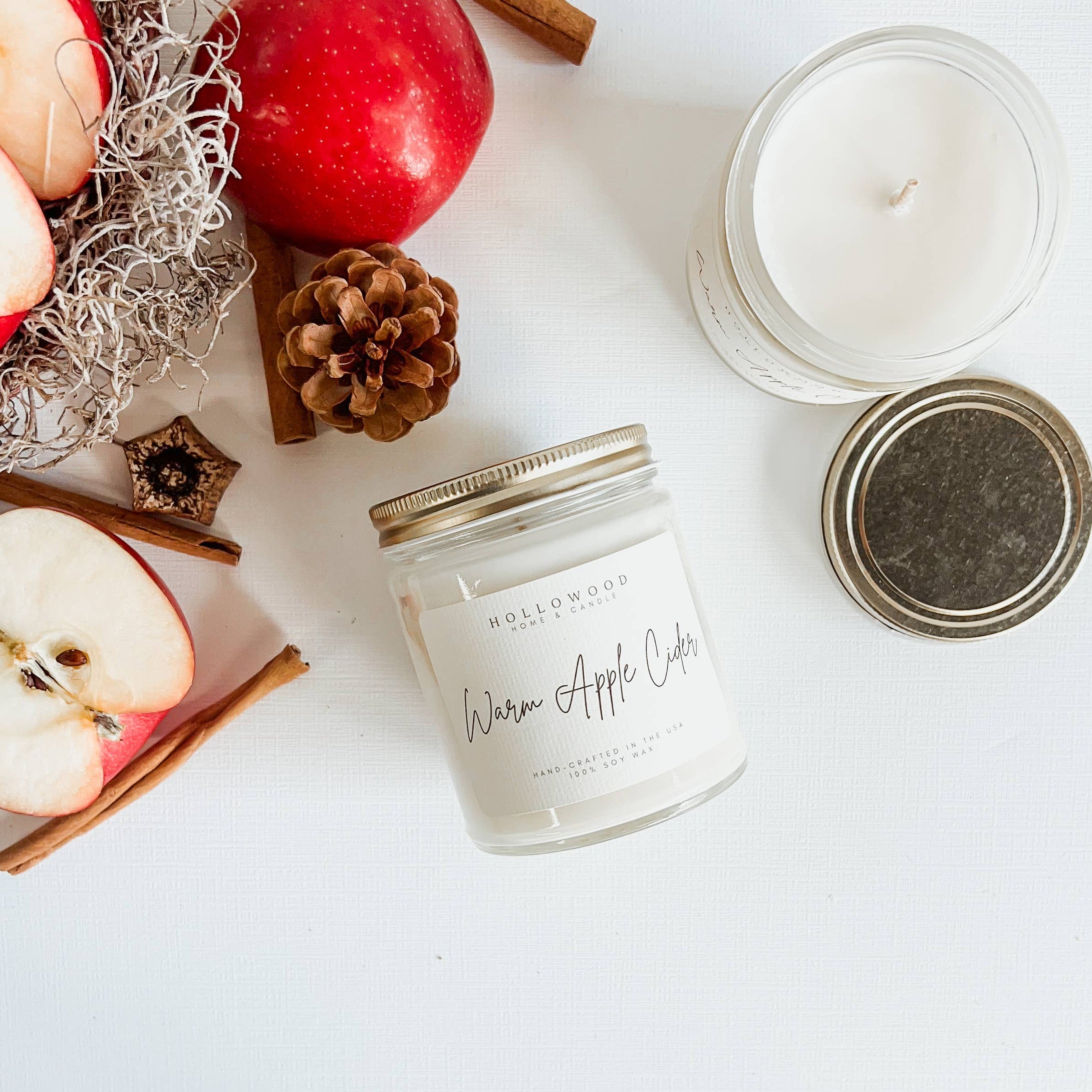 RTS Candles / Warm Apple Cider (8oz)