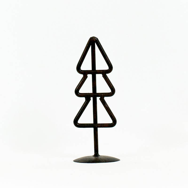 RTS / Mini Metal Christmas Tree, black