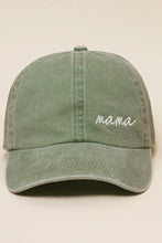 Load image into Gallery viewer, RTS / Mama Embroidered Hat, sage