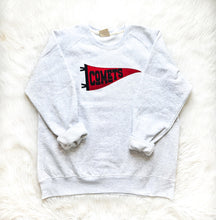 Load image into Gallery viewer, RTS / Comets Felt Pennant Crewneck