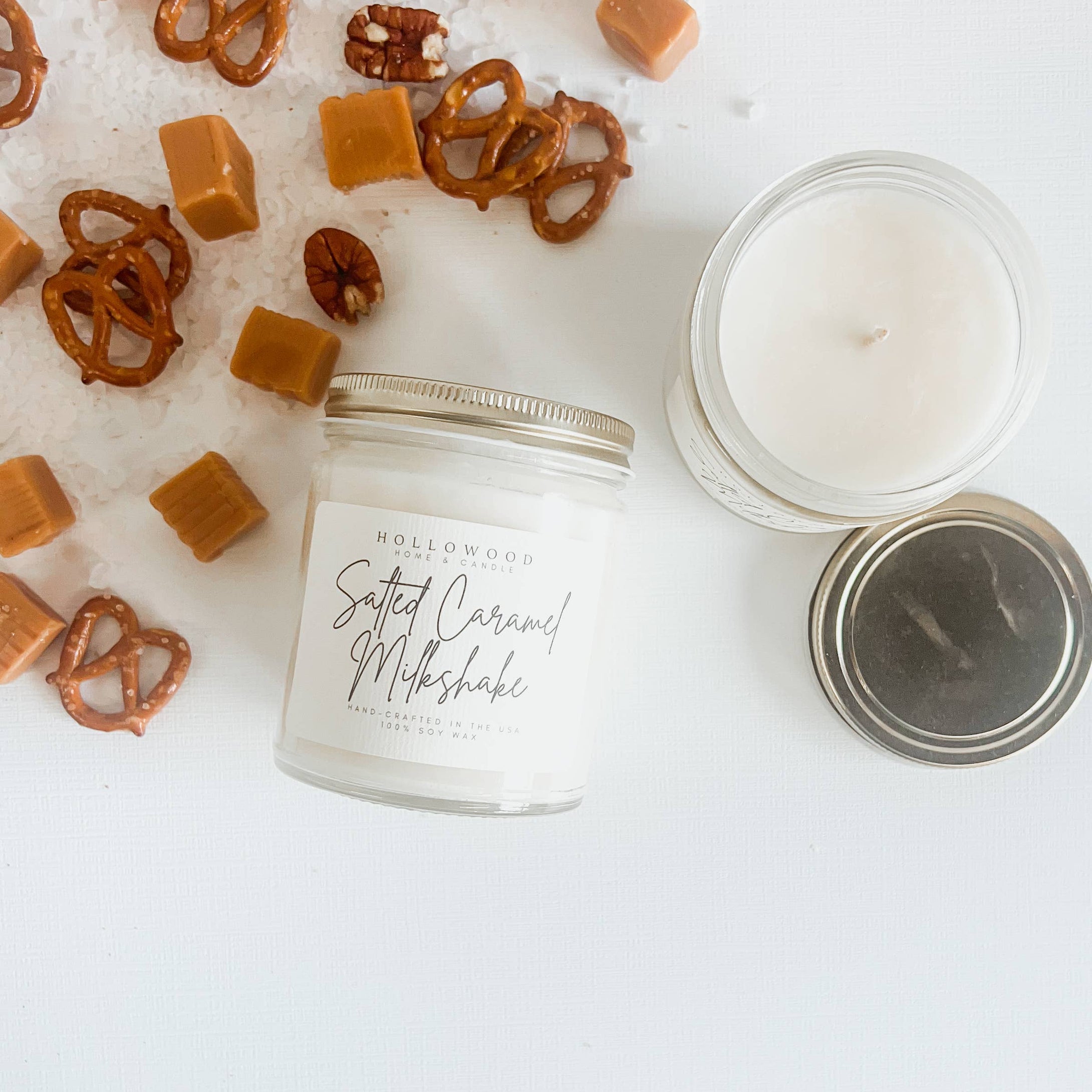 RTS Candles / Salted Caramel Milkshake (8oz)