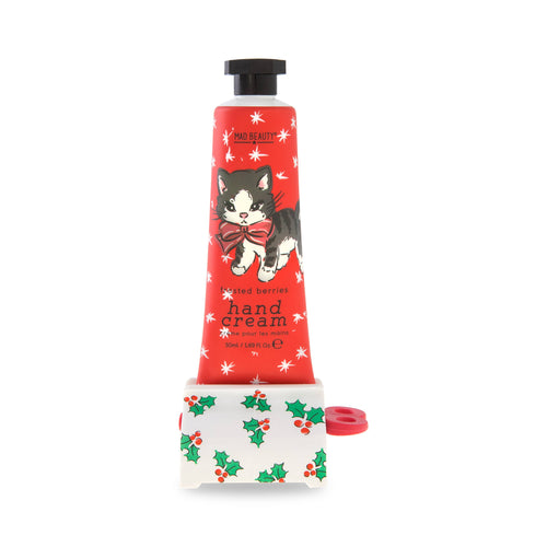 RTS / Mad Beauty Retro Christmas Hand Cream Cat
