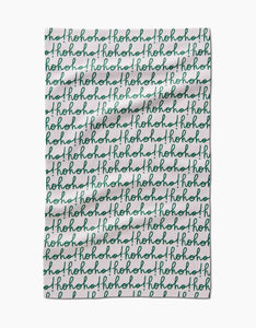 RTS / Ho Ho Holiday Green Tea Towel