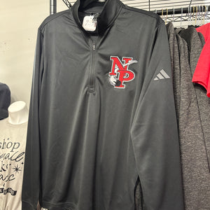 RTS / North Polk Adidas Lightweight Quarter-Zip Pullover, embroidered