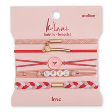 Load image into Gallery viewer, RTS / "Love" Hair Tie Bracelets