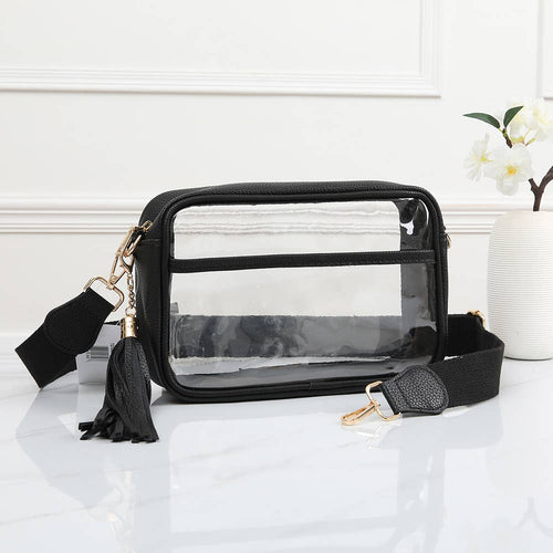 RTS / Stadium Clear Bag: Black