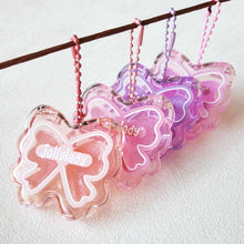 Load image into Gallery viewer, RTS / Bow Shape Keychain Lip Gloss