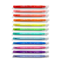 Load image into Gallery viewer, RTS / Switch-Eroo Sparkle Glittery Color Changing Markers- 12 pc