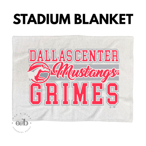 PRE-ORDER | Dallas Center-Grimes Blanket