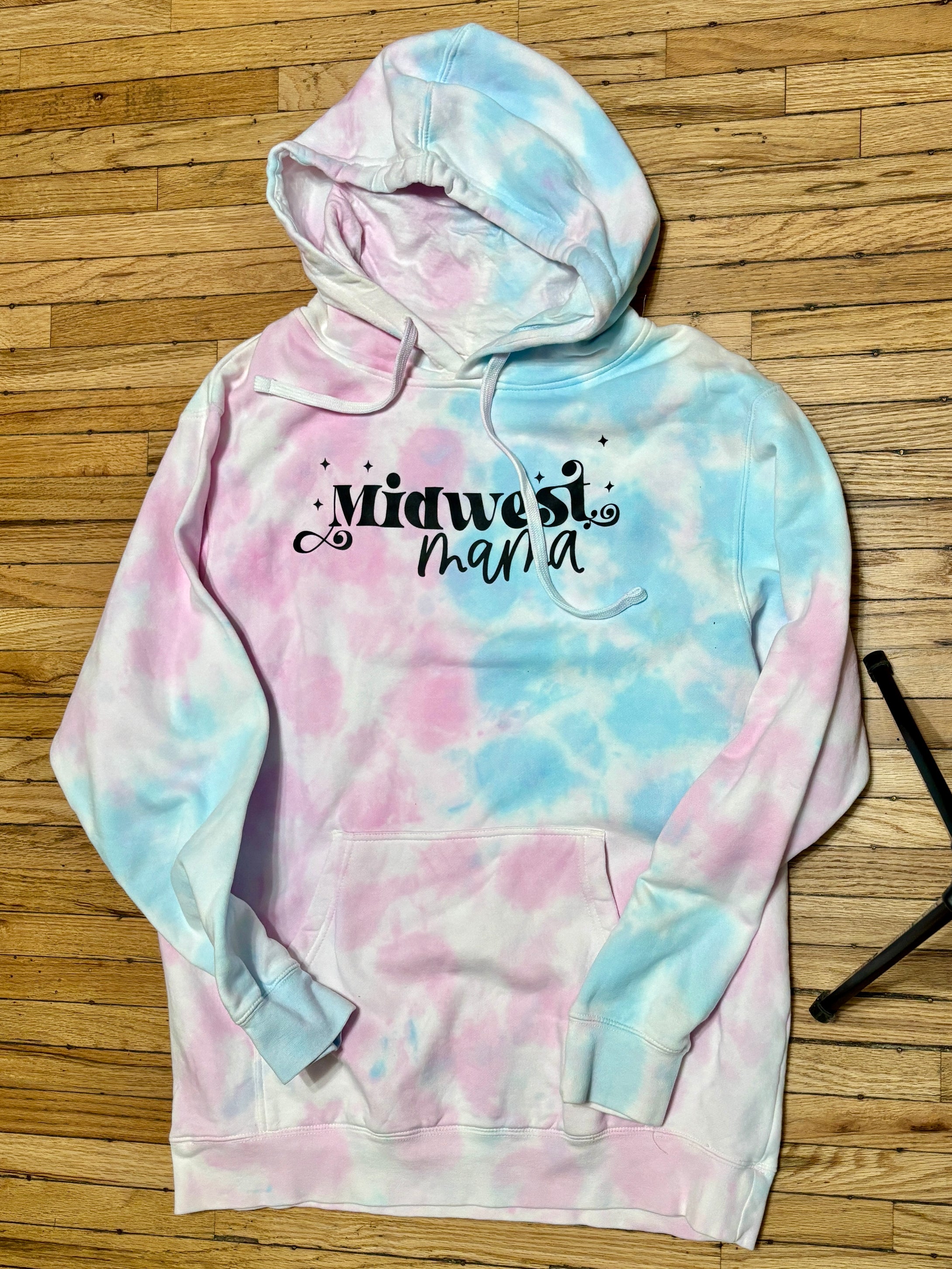 RTS / Midwest Mama Tie Dye Hoodie