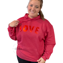 Load image into Gallery viewer, RTS / Metallic Love Hoodie