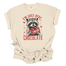 Load image into Gallery viewer, MTO / I'm Just Here for Chocolate, tee