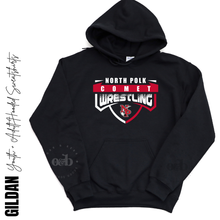 Load image into Gallery viewer, RTS / Comet Wrestling Hoodie, youth + adult