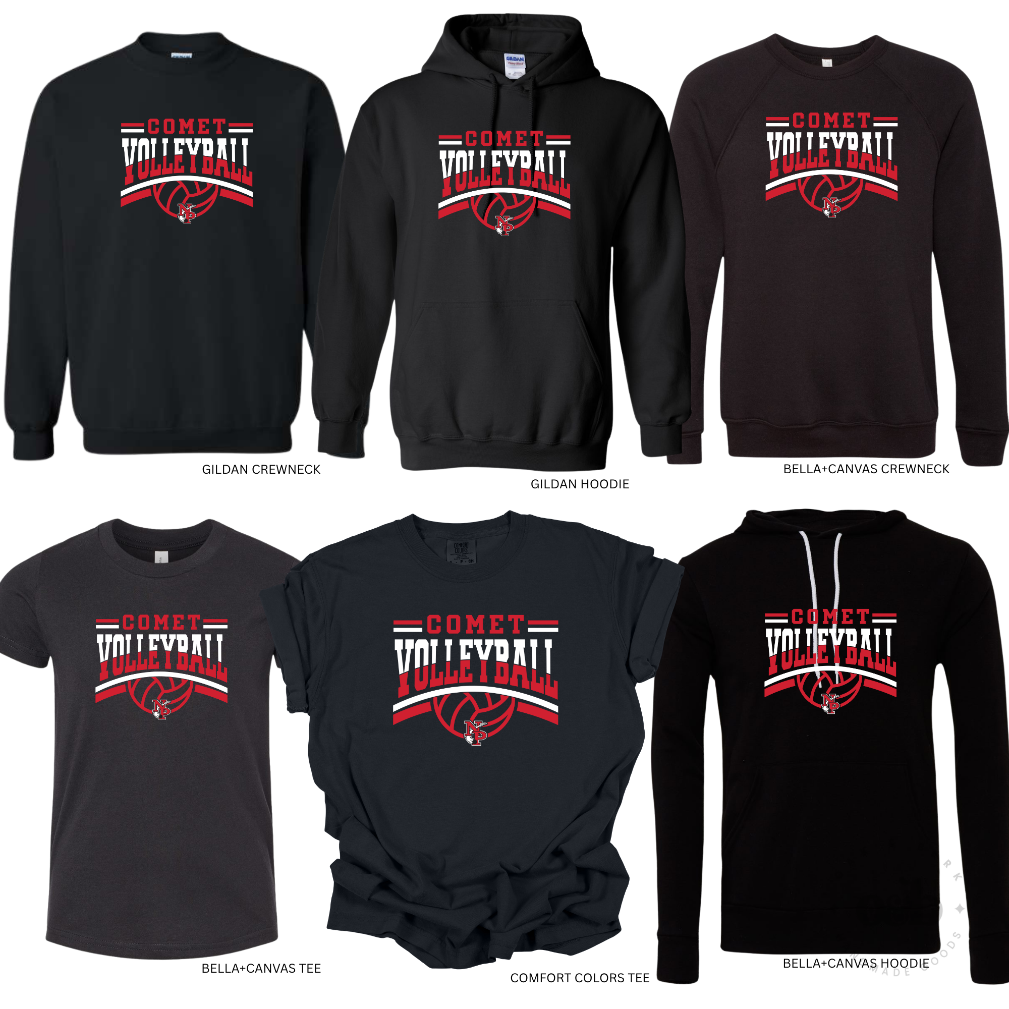 MTO / Comet Volleyball + Logo, youth+adult