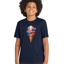 Load image into Gallery viewer, RTS / Patriotic Baseball Ice Cream, youth