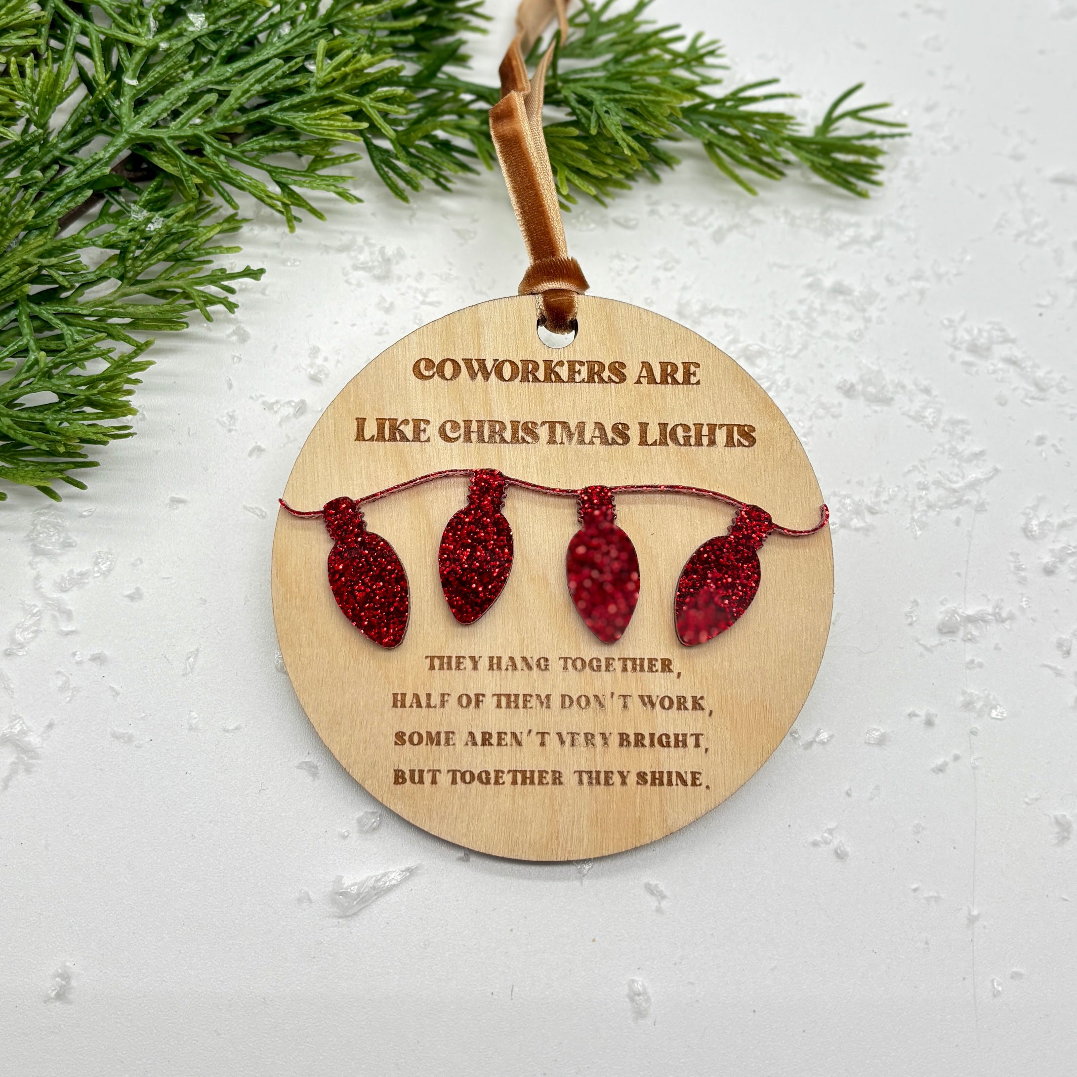 RTS / Coworkers + Acrylic Lights Ornament