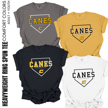 Load image into Gallery viewer, MTO - Canes Baseball Home Plate, Comfort Colors