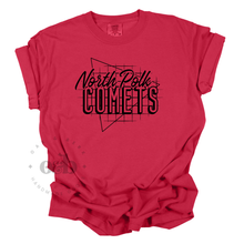 Load image into Gallery viewer, RTS / North Polk Comets Throwback, tee