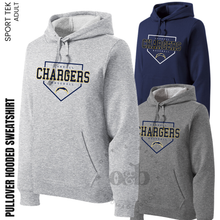 Load image into Gallery viewer, MTO | Carroll Chargers Baseball, Sport Tek Pullover Hooded Sweatshirt {adult + TALL}