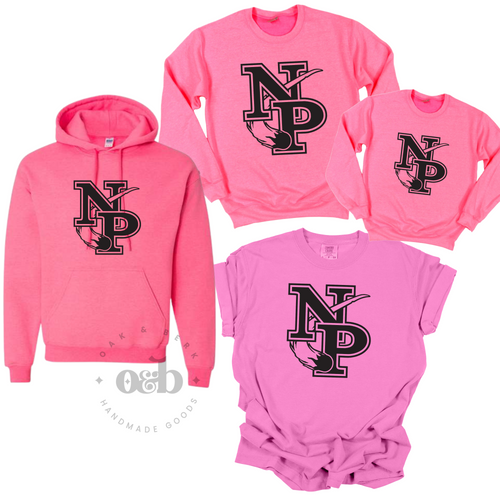 MTO / North Polk Logo Pink, youth+adult