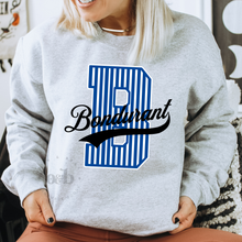 Load image into Gallery viewer, MTO / Bondurant Bluejays Striped, softstyle
