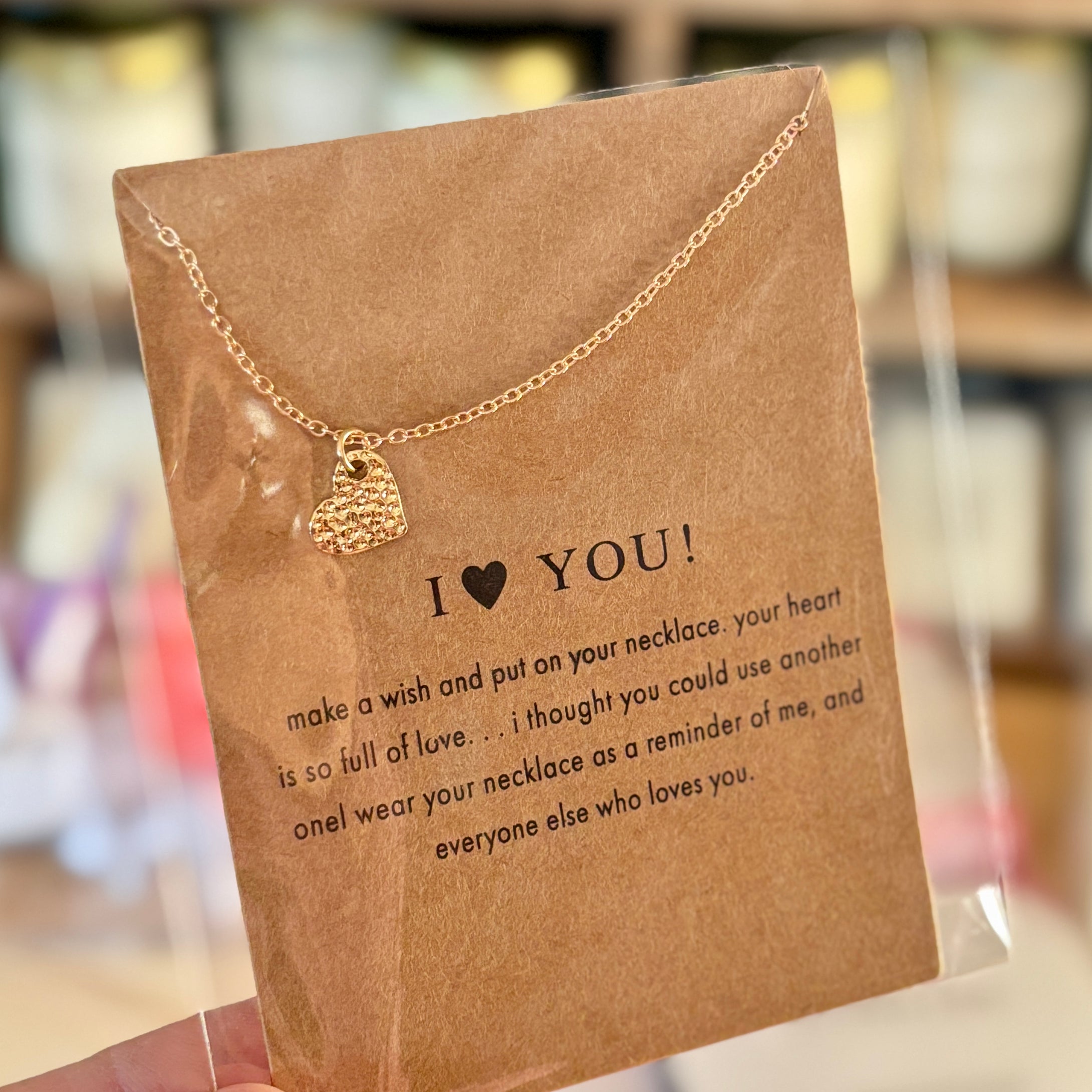 RTS / I Love You, necklace