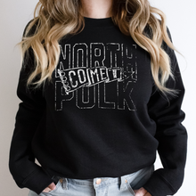 Load image into Gallery viewer, RTS / North Polk Comets Grunge, softstyle