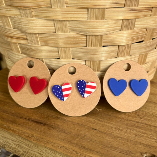 RTS / Heart Studs, matte
