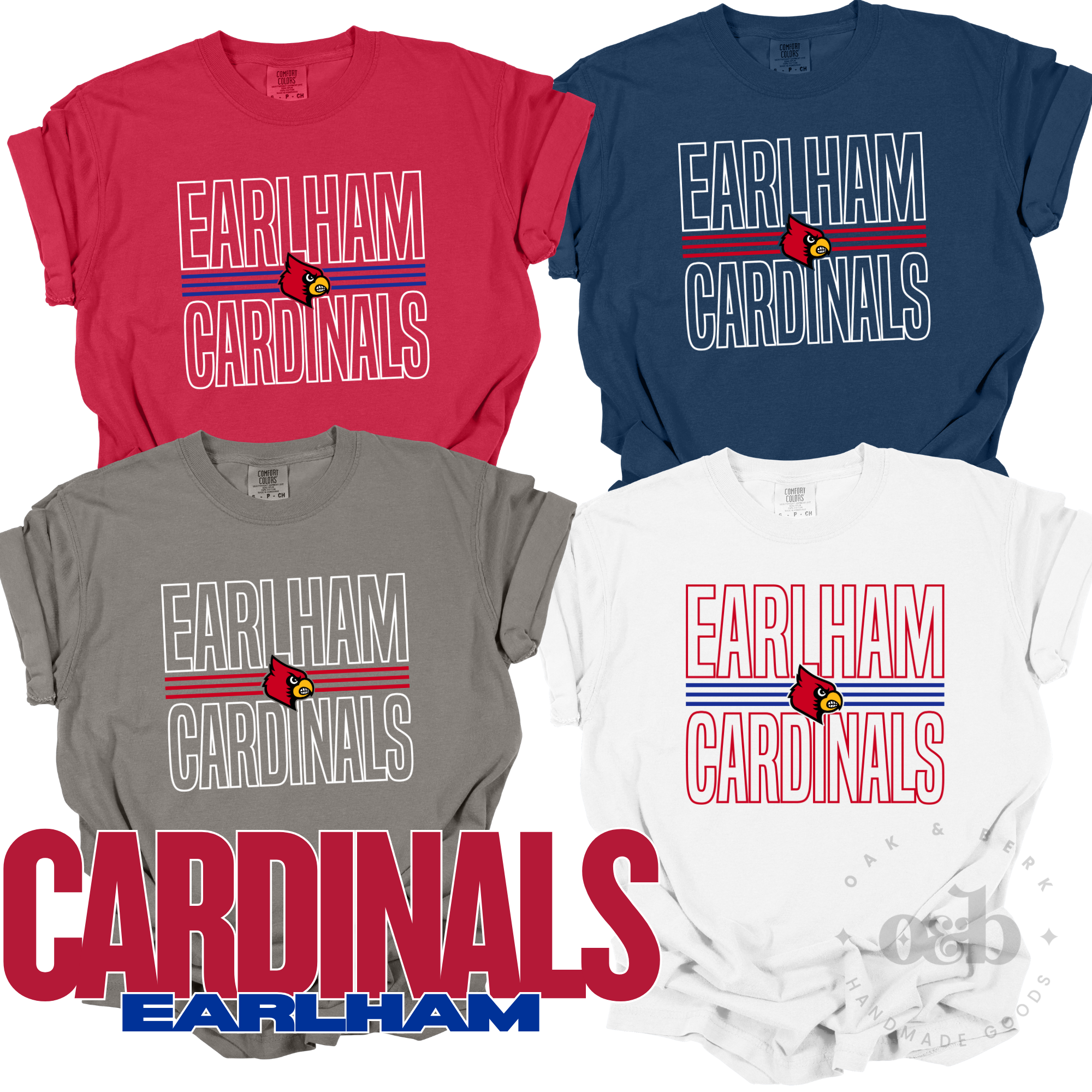 MTO / Earlham Cardinals Outline, adult
