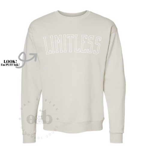 Limitless | Puff Ink Sweatshirt