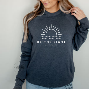 MTO / Be the Light, tee + sweatshirt