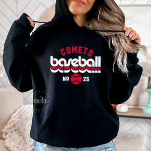 MTO / Retro Comet Baseball, sweatshirts
